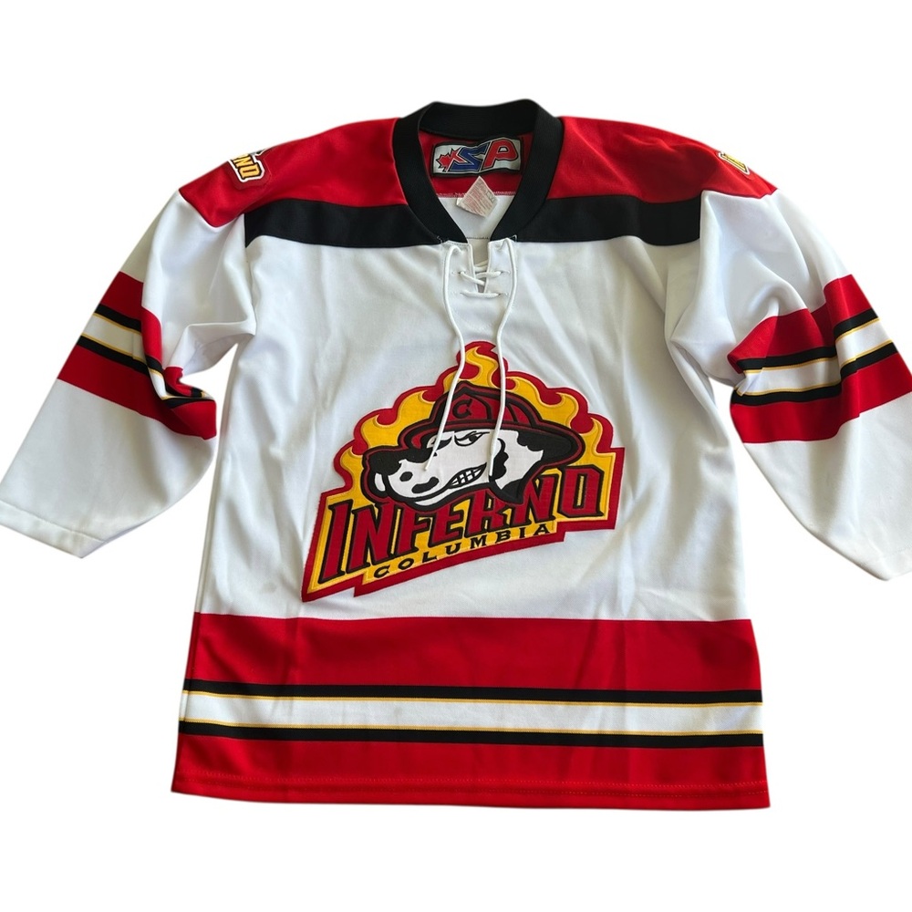 Columbia Inferno (Defunct) ECHL HOCKEY Jersey Boys L/XL